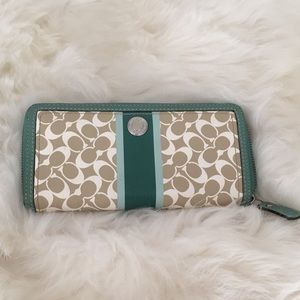 Coach leather wallet